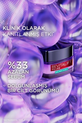 Loreal Paris Revitalift Filler Yağlanma Karşıtı Su Bazlı Nemlendirici Jel Krem 50 ml - 5