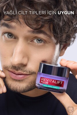 Loreal Paris Revitalift Filler Yağlanma Karşıtı Su Bazlı Nemlendirici Jel Krem 50 ml - 6