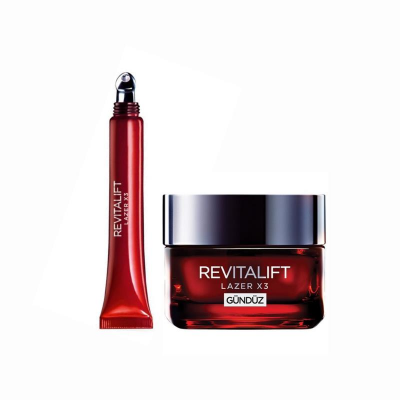 Loreal Paris Revitalift Lazer X3 Yoğun Yaşlanma Karşıtı Cilt Bakım Seti - 1