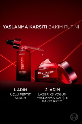 Loreal Paris Revitalift Lazer Yaşlanma Belirtileri Karşıtı Üçlü Peptit Bakım Serumu 30 ml - 8