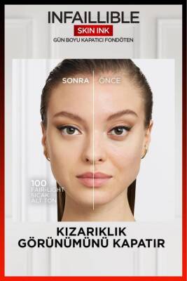 Loreal Paris Skin Ink Kapatıcı Fondöten - 100 - 8