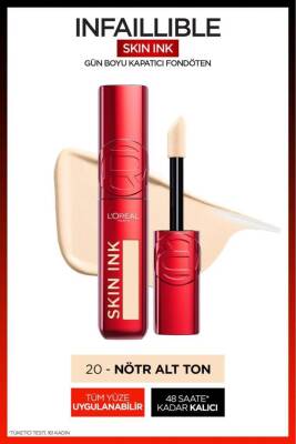 Loreal Paris Skin Ink Kapatıcı Fondöten - 20 - 2
