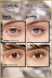 Loreal Paris Telescopic Suya Dayanıklı Maskara - Siyah - 4