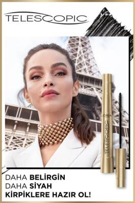 Loreal Paris Telescopic Suya Dayanıklı Maskara - Siyah - 5