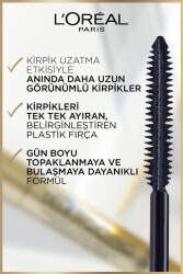 Loreal Paris Telescopic Suya Dayanıklı Maskara - Siyah - 6