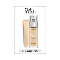 Loreal Paris True Match Fondöten 30 ml - 1D Golden Ivory - 7