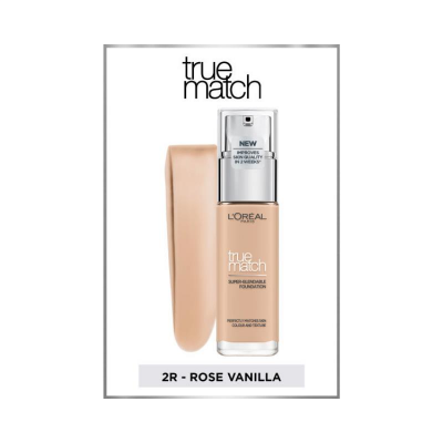 Loreal Paris True Match Fondöten 30 ml - 2R Rose Vanilla - 2