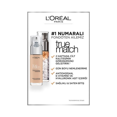 Loreal Paris True Match Fondöten 30 ml - 2R Rose Vanilla - 4