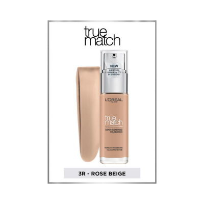 Loreal Paris True Match Fondöten 30 ml - 3R Rose Beige - 2