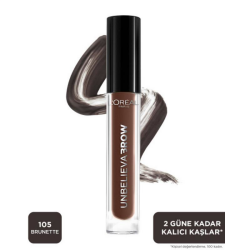 Loreal Paris Unbelieva Brow Uzun Süre Kalıcı Kaş Jeli - 105 Brunette - 1