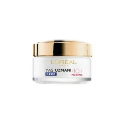 Loreal Paris Yaş Uzmanı 40+ Kırışıklık Karşıtı Sıkılaştırıcı Gece Kremi 50 ml - 1