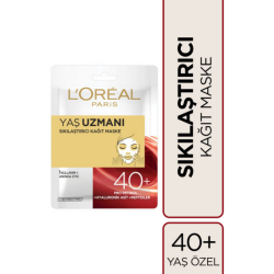 Loreal Paris Yaş Uzmanı 40+ Sıkılaştırıcı Kağıt Maske 30 g - 1