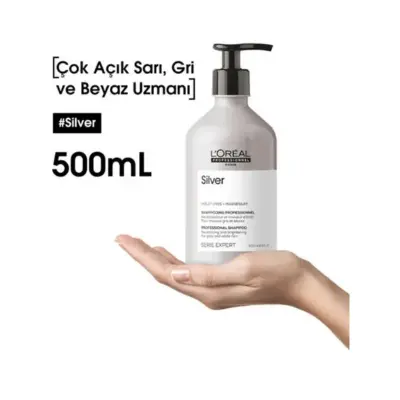 Loreal Professionnel Silver Renk Dengeleyici Mor Şampuan 500 ml - 2