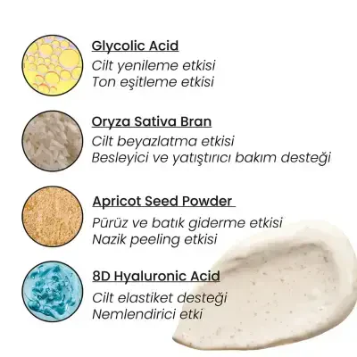 Luv it! Glikolik Asit ve Pirinç Özlü Vücut Peelingi 250 ml - 4