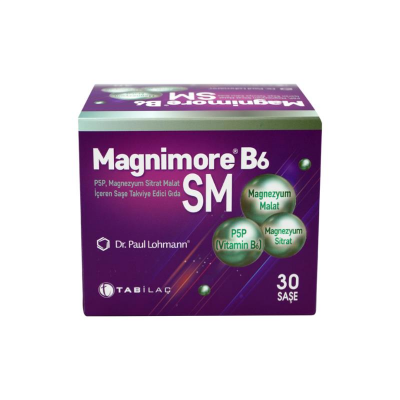 Magnimore B6 SM Takviye Edici Gıda 30 Saşe - 1