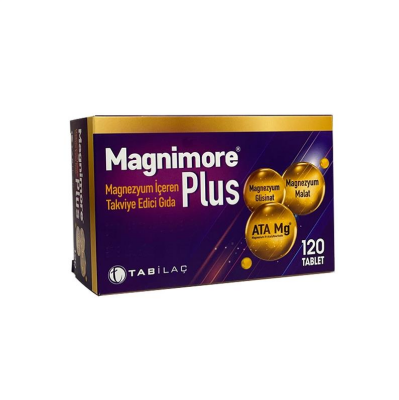 Magnimore Plus Magnezyum İçeren Takviye Edici Gıda 120 Tablet - 1