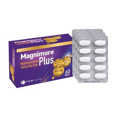 Magnimore Plus Magnezyum İçeren Takviye Edici Gıda 60 Kapsül - 1