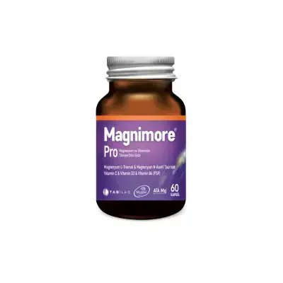 Magnimore Pro Magnezyum ve Vitaminler 60 Kapsül - 1