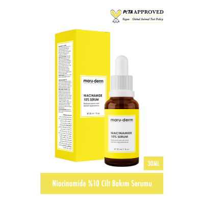 Maruderm Niacinamide %10 + Hyalüronik Asit + Panthenol Cilt Bakım Serumu 30 ml - 2