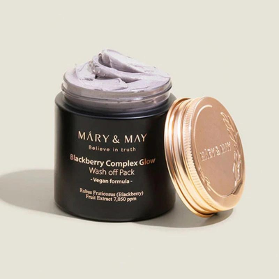 Mary&May Blackberry Glow Wash Off Pack 125 ml - 2