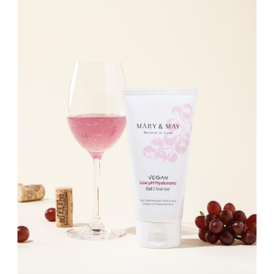 Mary&May Vegan Low Ph Hyaluronic Gel Cleanser 150 ml - 4