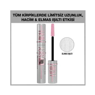 Maybelline Lash Sensational Sky High Maskara - Elmas Işıltı - 2