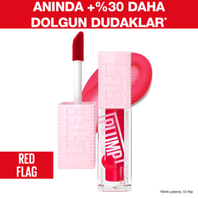 Maybelline Lifter Plump Dudak Parlatıcısı- 004 Red Flag - 2