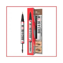 Maybelline New York Bulid A Brow 2 In 1 Brow Pen Kaş Sabitleyici Kalem & Jel - 255 Soft Brown - 1