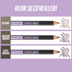 Maybelline New York Express Brow Shaping Pencil - Blonde - 7