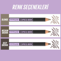 Maybelline New York Express Brow Shaping Pencil - Blonde - 3