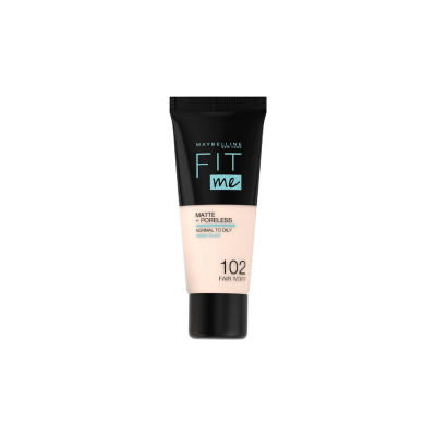 Maybelline New York Fit Me Matte+Poreless Fondöten - 102 Fair Ivory - 1