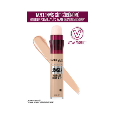 Maybelline New York Instant Anti Age Eraser Kapatıcı - 01 Light - 8