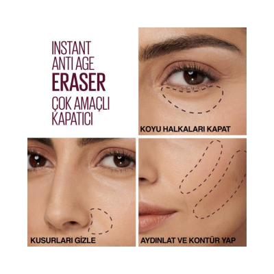 Maybelline New York Instant Anti Age Eraser Kapatıcı - 01 Light - 5