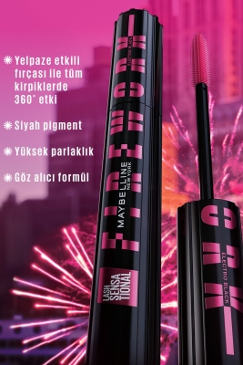 Maybelline New York Lash Sensational Firework Electro Black Maskara 10 ml - 6