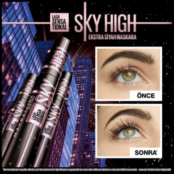 Maybelline New York Lash Sensational Sky High Cosmic Black Maskara - 3