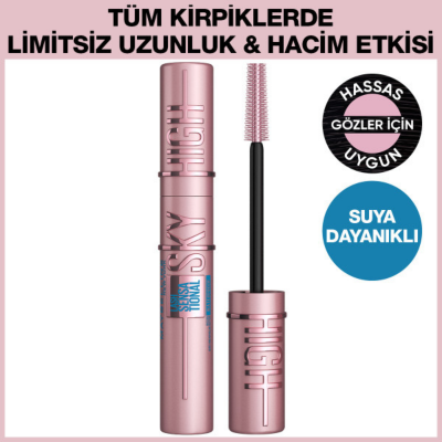 Maybelline New York Lash Sensational Sky High Suya Dayanıklı Maskara - 2