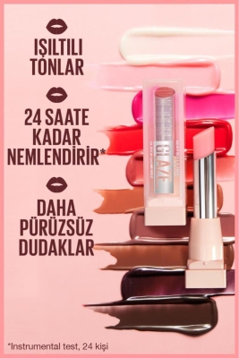 Maybelline New York Lifter Glaze Renkli Dudak Balmı - 02 Pink Drip - 4