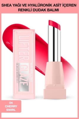 Maybelline New York Lifter Glaze Renkli Dudak Balmı - 04 Cherry Swirl - 2