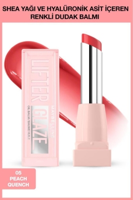 Maybelline New York Lifter Glaze Renkli Dudak Balmı - 05 Peach Quench - 2