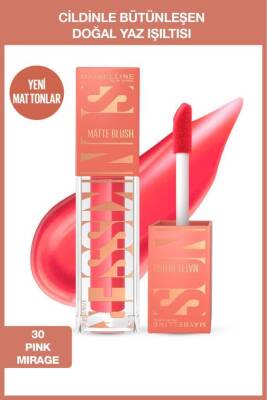 Maybelline New York Sunkisser Likit Mat Allık - 30 Pink Mirage - 2