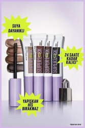 Maybelline New York Super Lock Brow Glue Kaş Sabitleyici Maskara 7 ml - Deep Brown - 4