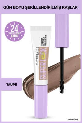 Maybelline New York Super Lock Brow Glue Kaş Sabitleyici Maskara 7 ml - Taupe - 1