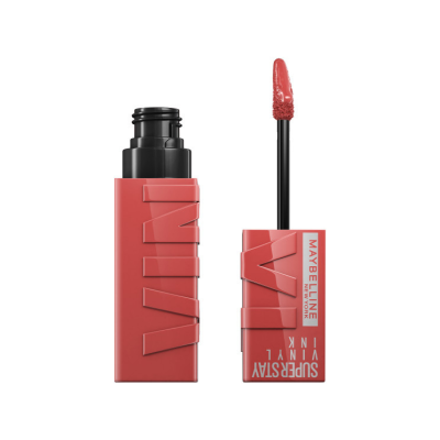 Maybelline New York Super Stay Vinyl Ink Likit Parlak Ruj - 15 Peachy - 4