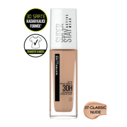 Maybelline New York Superstay Active Wear Fondöten- 07 Classic Nude - 3