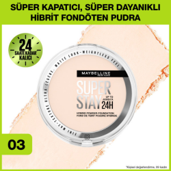 Maybelline New York Superstay Hibrit Pudra-Fondöten - 05 - 8