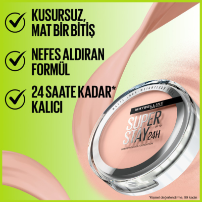 Maybelline New York Superstay Hibrit Pudra-Fondöten - 05 - 9