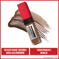 Maybelline New York Tattoo Brow 36H Styling Gel - 257 Medium Brown - 4