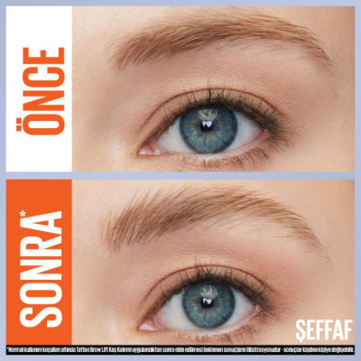 Maybelline New York Tattoo Brow Lift Kaş Kalemi- 00 Clear (Şeffaf) - 3