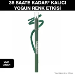 Maybelline New York Tattoo Liner Jel Göz Kalemi - 817 Vivid Green - 2