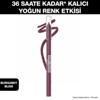 Maybelline New York Tattoo Liner Jel Göz Kalemi - 818 Burgundy Bliss - 2